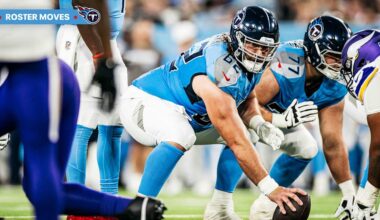 Titans Add Three to the Team’s Practice Squad, and the Group Includes Center Corey Levin