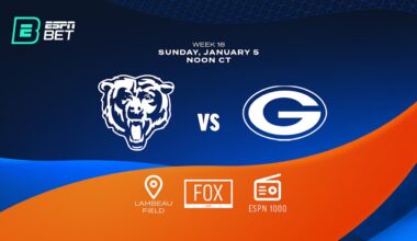 Chicago Bears at Green Bay Packers 2024 Week 18