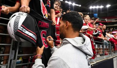 Cardinals RB James Conner believes team can't shy away from including Trey Benson as fellow RB1We're