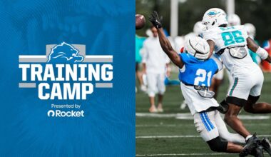 Detroit Lions' defense continues impressive play in joint practice with Miami Dolphins