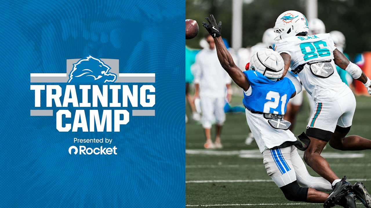 Detroit Lions' defense continues impressive play in joint practice with Miami Dolphins