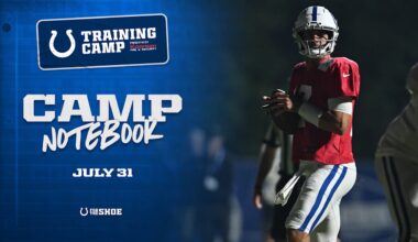 Daniel Jones, Anthony Richardson shine under the lights in lengthy scrimmage