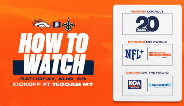 How to Watch: Broncos at Saints