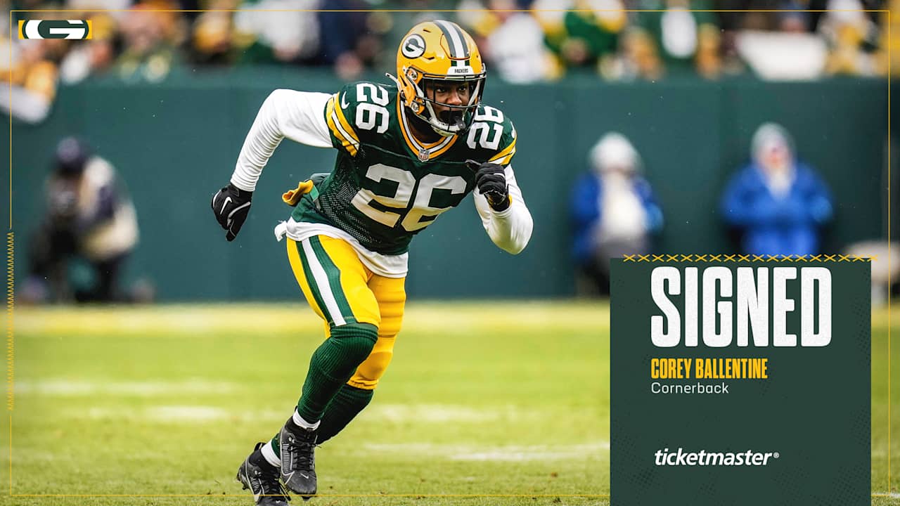 Packers sign CB Corey Ballentine