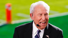 Lee Corso's last show: Beloved member of 'College GameDay' dons Ohio State headgear one final time in send-off