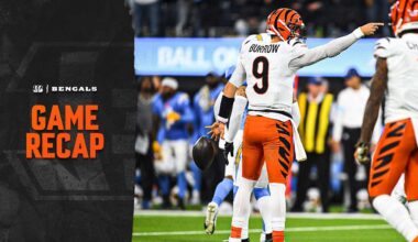 Bengals vs. Chargers Postgame Recap