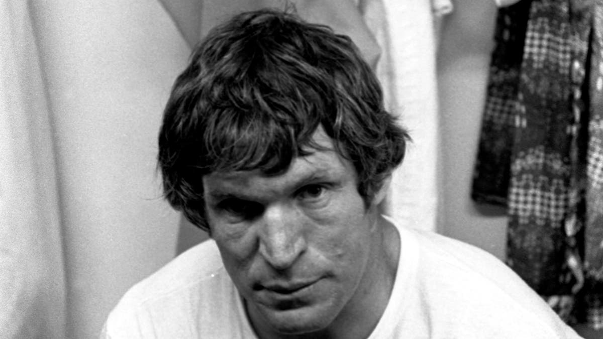 Lee Roy Jordan in the Dallas Cowboys locker room