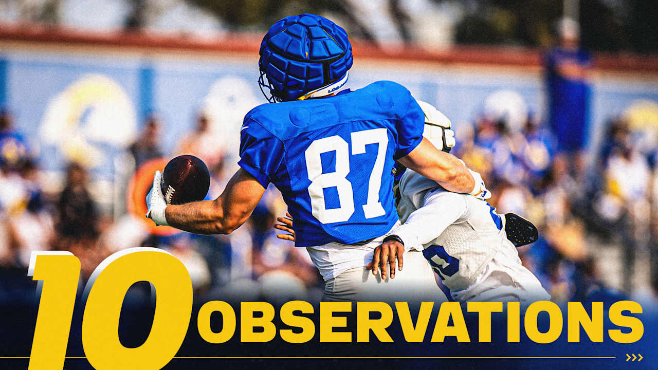 Quentin Lake nabs another interception as defense creates three turnovers, Davis Allen's one-handed catch and more