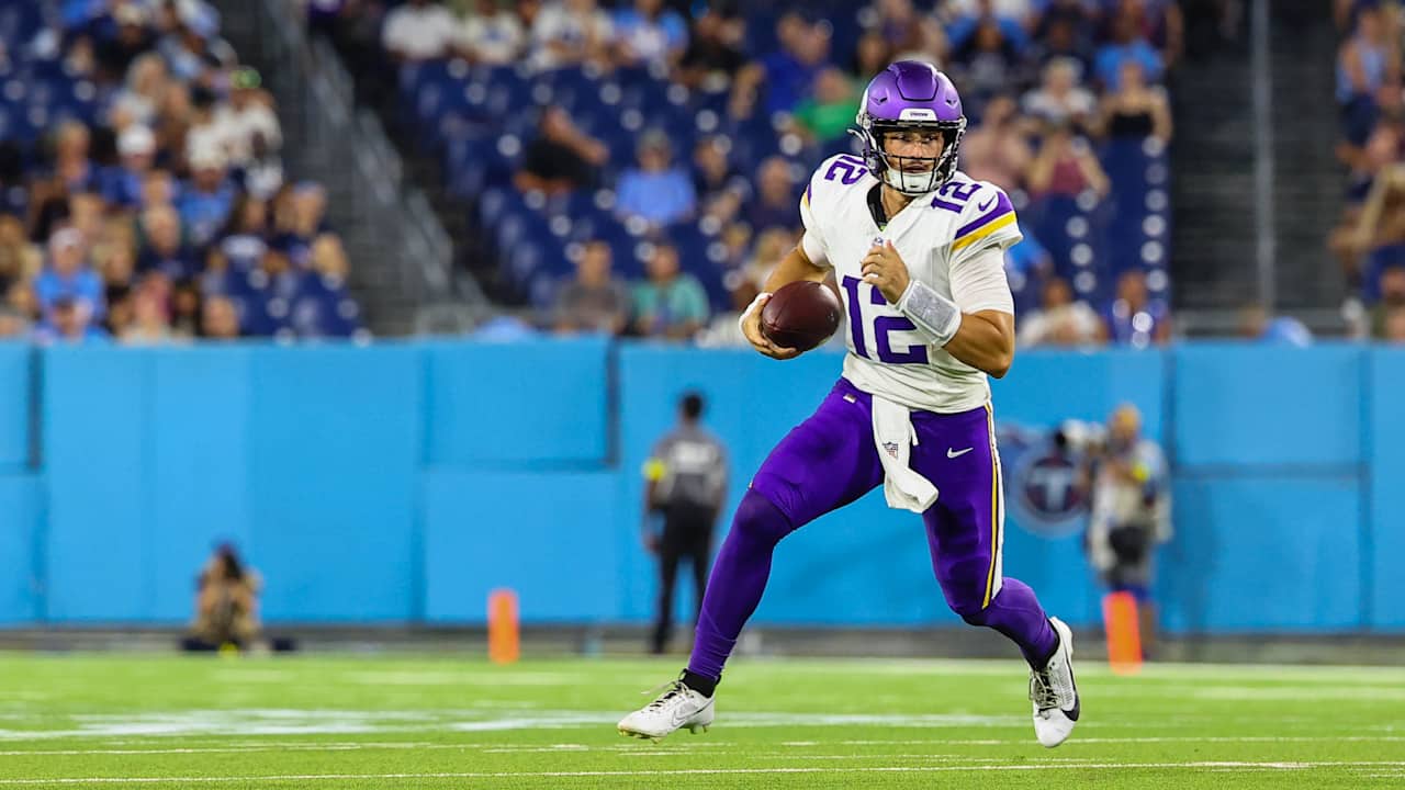 Max Brosmer Shows Poise & Precision Passing in Vikings Final Preseason Game