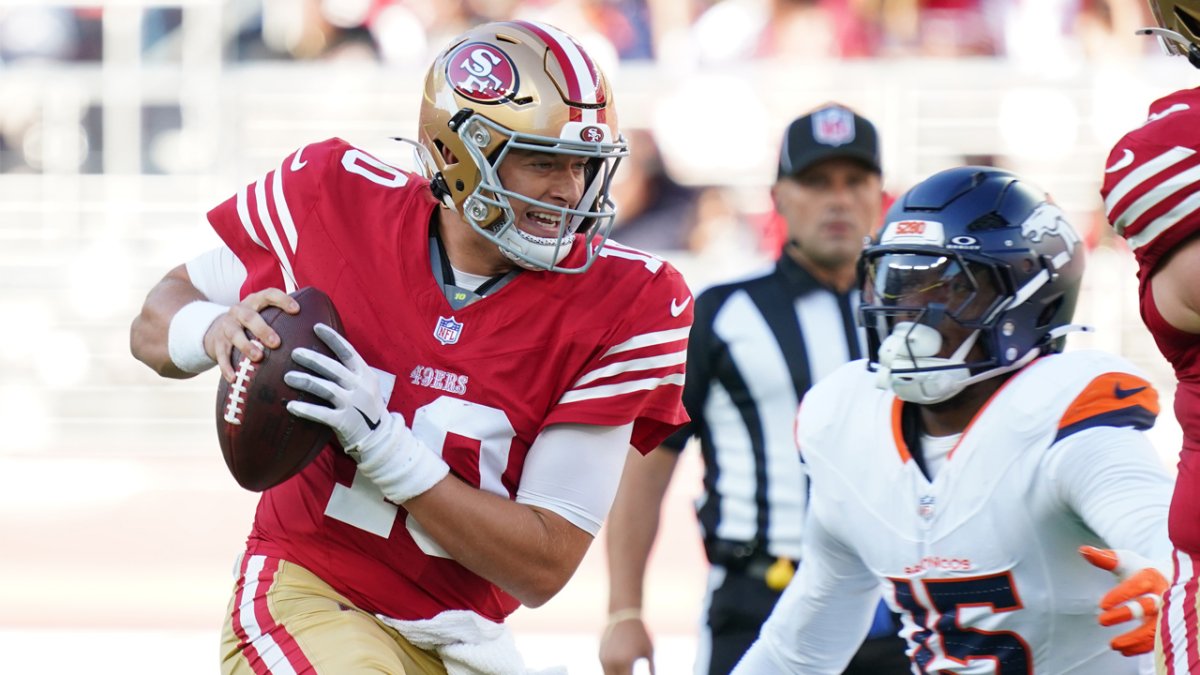 49ers QB Mac Jones excited for challenge to grow with offense – NBC Sports Bay Area & California