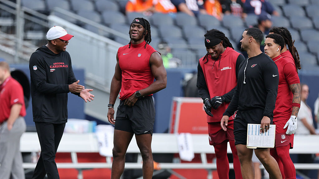 Cardinals WR Marvin Harrison Jr. is looking wiser beyond his football years, according to Simi Feho...