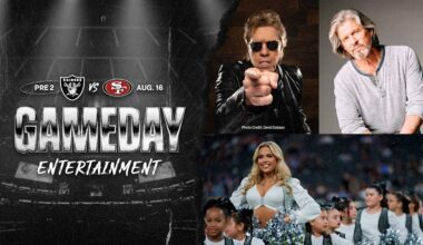 Raiders host Alumni Reunion, plus George Thorogood, Bucky Heard, Junior Raiderettes highlight Saturday's gameday entertainment