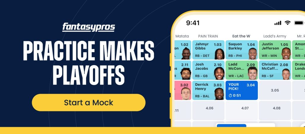Practice Makes Playoffs Mock Draft Promo