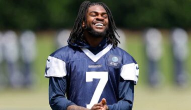 Trevon Diggs on returning to practice, aiming for Week 1 return vs. Eagles