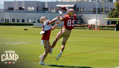 49ers Wrap Training Camp, Trade for WR Skyy Moore, Turn Focus to Preseason Finale vs. Chargers