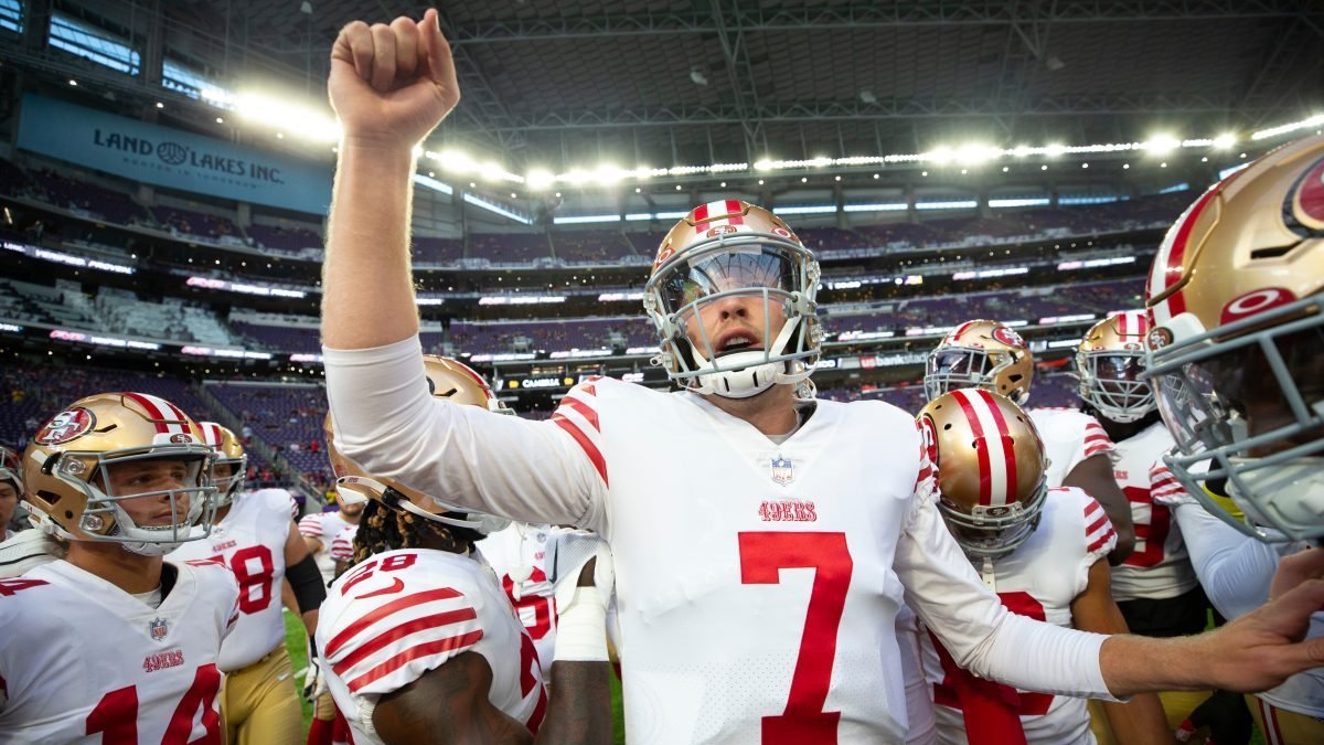49ers hold tryout with QB Nate Sudfeld, three wide receivers – NBC Sports Bay Area & California