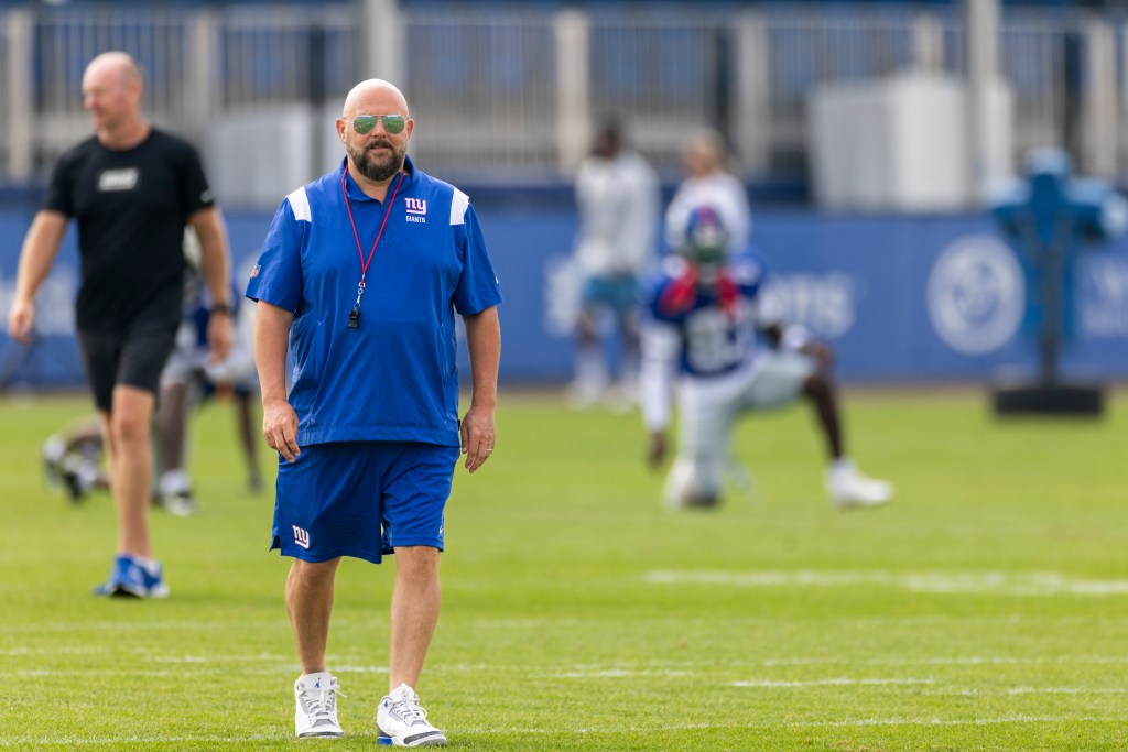 New York Giants head coach Brian Daboll at training camp.
