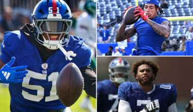 Where a promising summer leaves this Giants roster for Week 1
