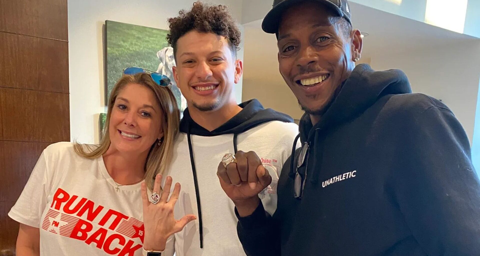 Patrick Mahomes' mom Randi gets emotional after spotting late mother in new Kansas City Chiefs doc - 'miss her'