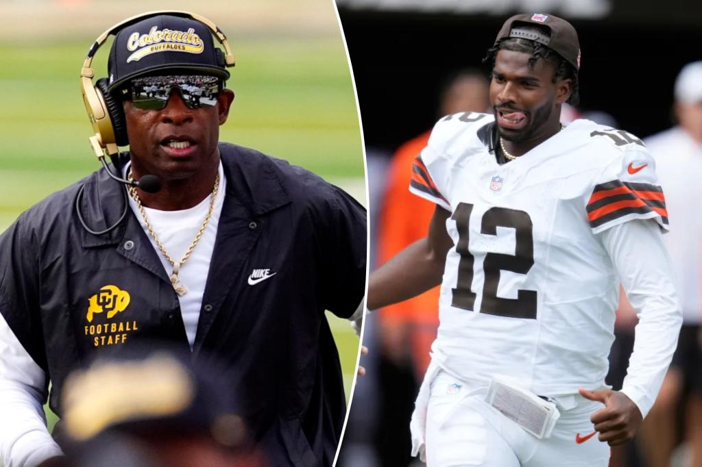 Shedeur Sanders hypes his father Deion after Colorado's tough Week 1 loss