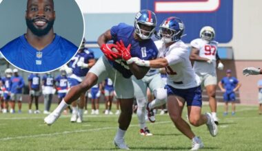 Chris Manhertz on hungry Giants' 'lunch pail mentality'