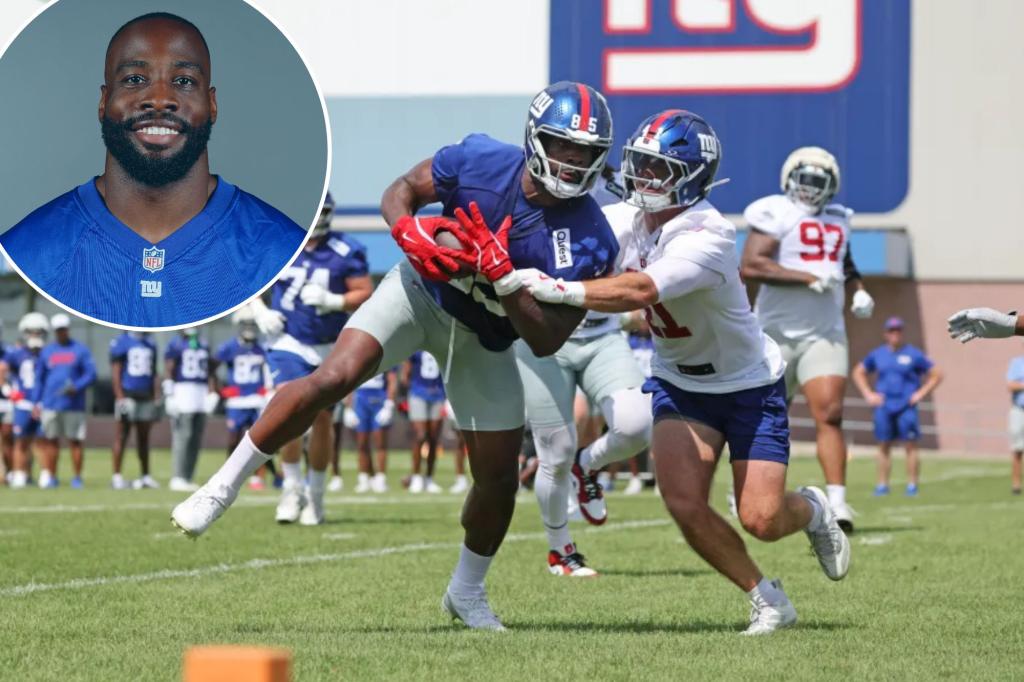 Chris Manhertz on hungry Giants' 'lunch pail mentality'