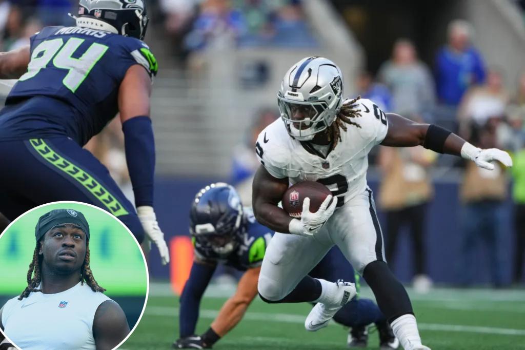 Raiders' Ashton Jeanty has NFL preseason debut to forget