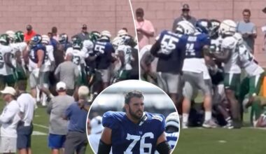 Giants O-line makes statement with 'smart retaliation' during brouhaha with Jets