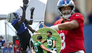 Malik Nabers vs. Sauce Gardner top intriguing Jets-Giants practice matchups