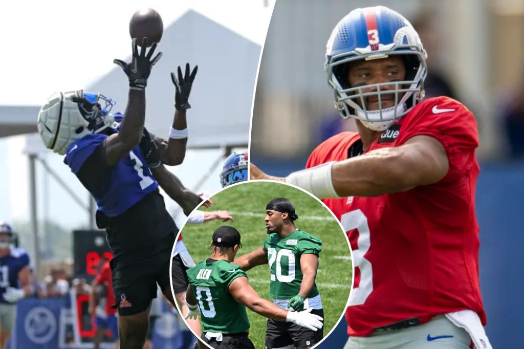 Malik Nabers vs. Sauce Gardner top intriguing Jets-Giants practice matchups