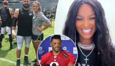 Kylie Kelce bonds with Ciara over 'collective dislike' of Cowboys