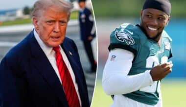 Saquon Barkley 'shocked' to hear name on Trump's sports council after turning it down