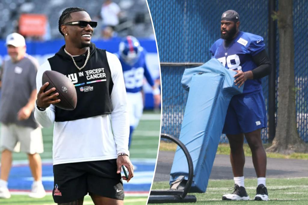 The latest on Giants' Andrew Thomas, Malik Nabers injuries