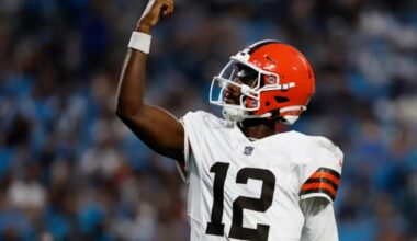 Shedeur Sanders connects for first two NFL touchdowns in Browns debut