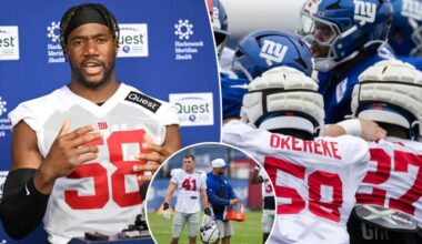 Giants' Micah McFadden, Bobby Okereke on important mission