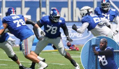 Giants have Andrew Thomas back and everything is possible now