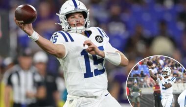 How Colts rookie QB Riley Leonard fared in preseason debut