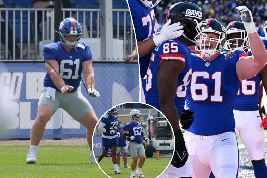 John Michael Schmitz is ready to finally reward Giants' unwavering faith