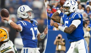 Colts 'close' to naming QB in Daniel Jones-Anthony Richardson battle