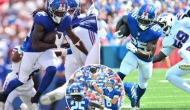 Dante Miller doing it all to force Giants' hand at running back