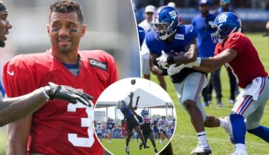 Malik Nabers, Abdul Carter and more notables at Giants camp