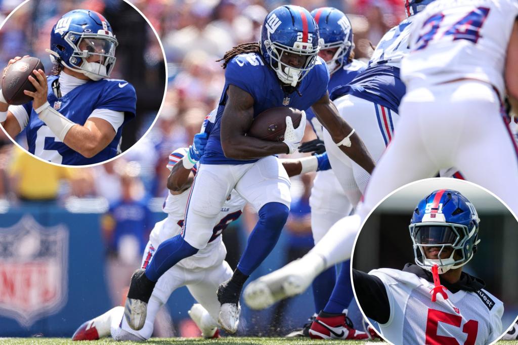 Who showed out, who didn't from start of Giants' preseason