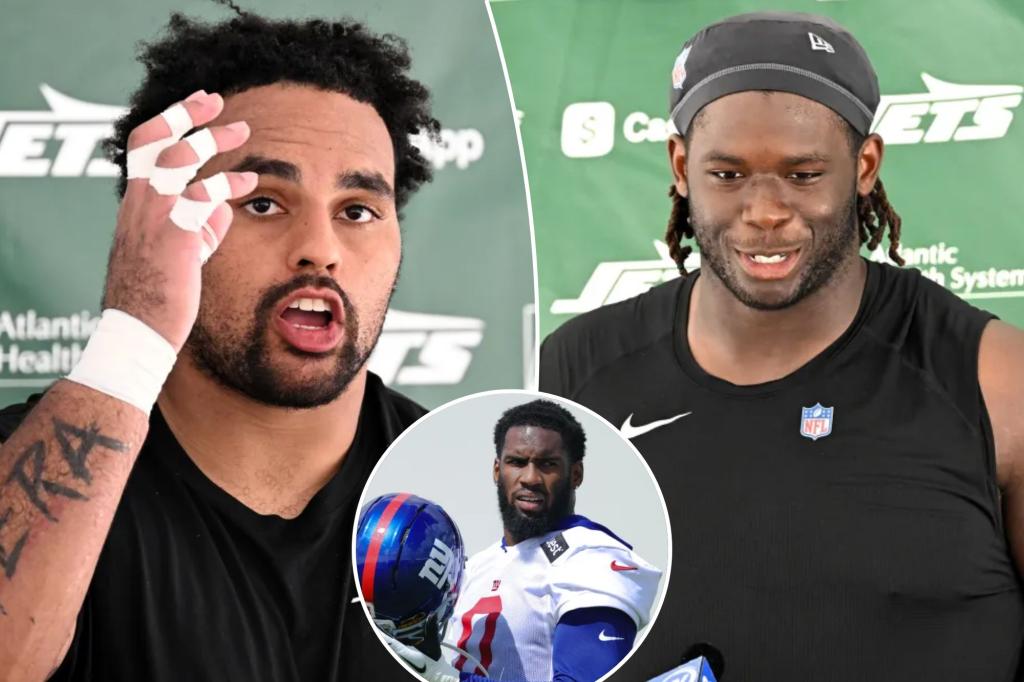 Jets offensive line has 'up and down' day against Giants' pass rush
