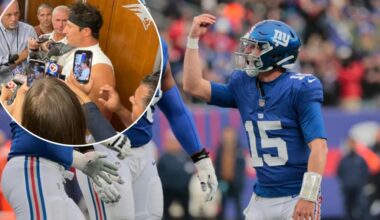 Tommy DeVito was auditioning for Patriots in Giants finale