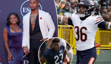 Simone Biles' husband Jonathan Owens gets in Bears camp fight