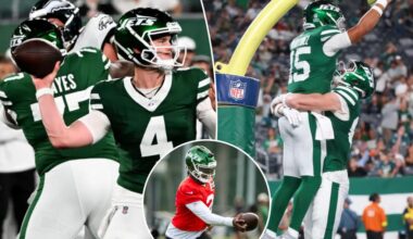 Jets QB questions persist and other takeaways from preseason loss to Eagles