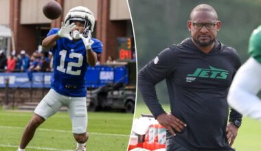 Giants' Jordan Bly set for battle with Jets coach father Dre