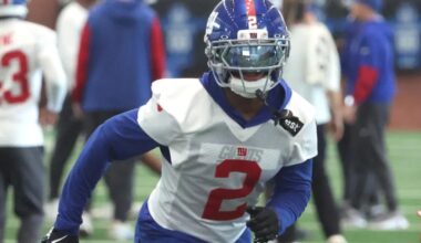 Giants' Deonte Banks starting to make push for starting CB spot
