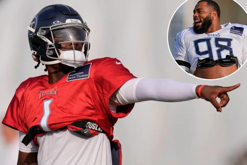 Cam Ward gets into training camp brouhaha in heated Titans practice