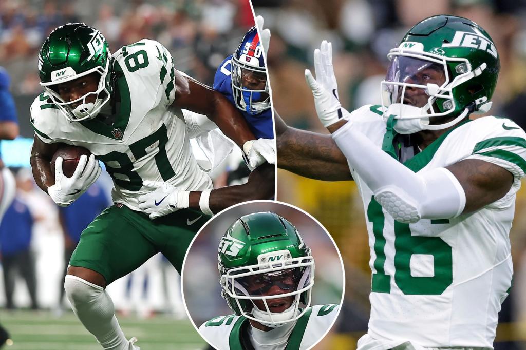 The Jets receivers in play to join Garrett Wilson on Opening Day roster